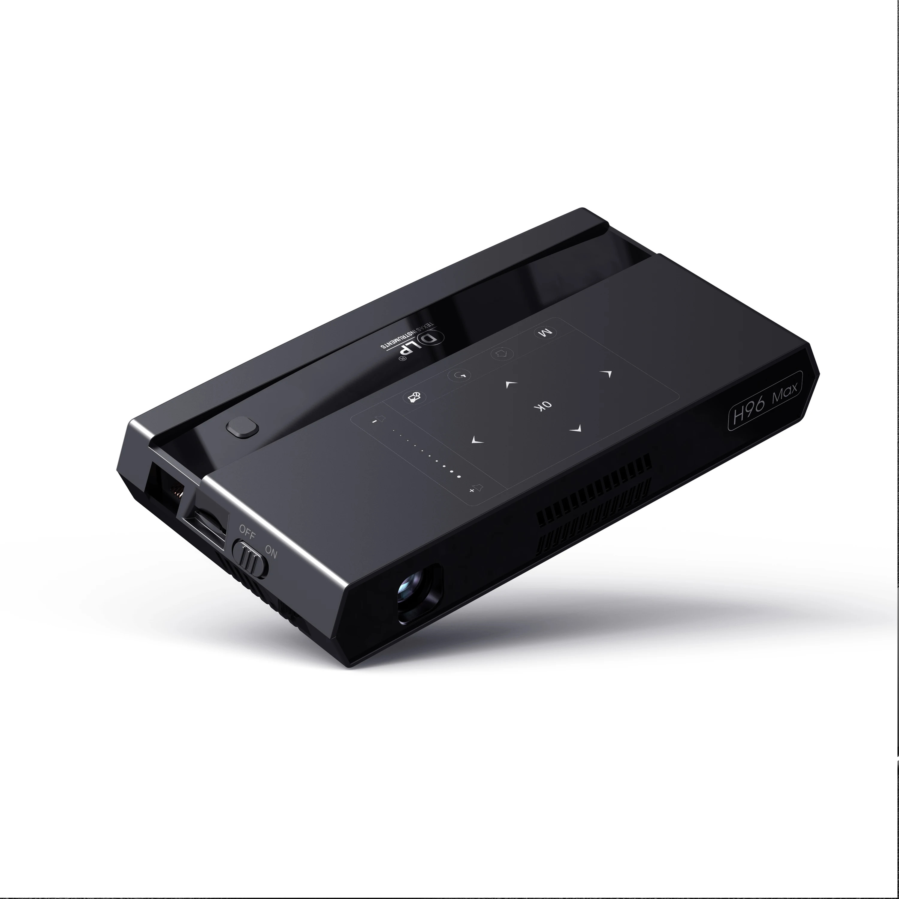 OEM H96 Max Projector S912 chip 2G 16G WIFI 5G with BT support 4K HD pocket projector android mini portable DLP projector