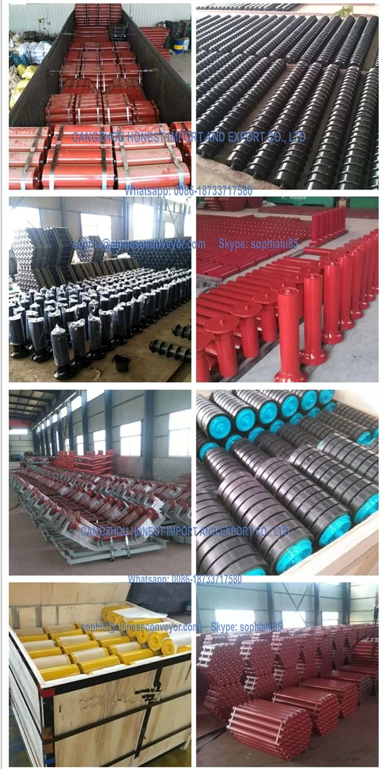Material Handling Equipment belt conveyor carrier roller for sale