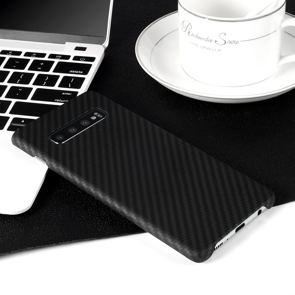 Чехол из арамидного волокна для нового Samsung Galaxy S10 + с открытым дном