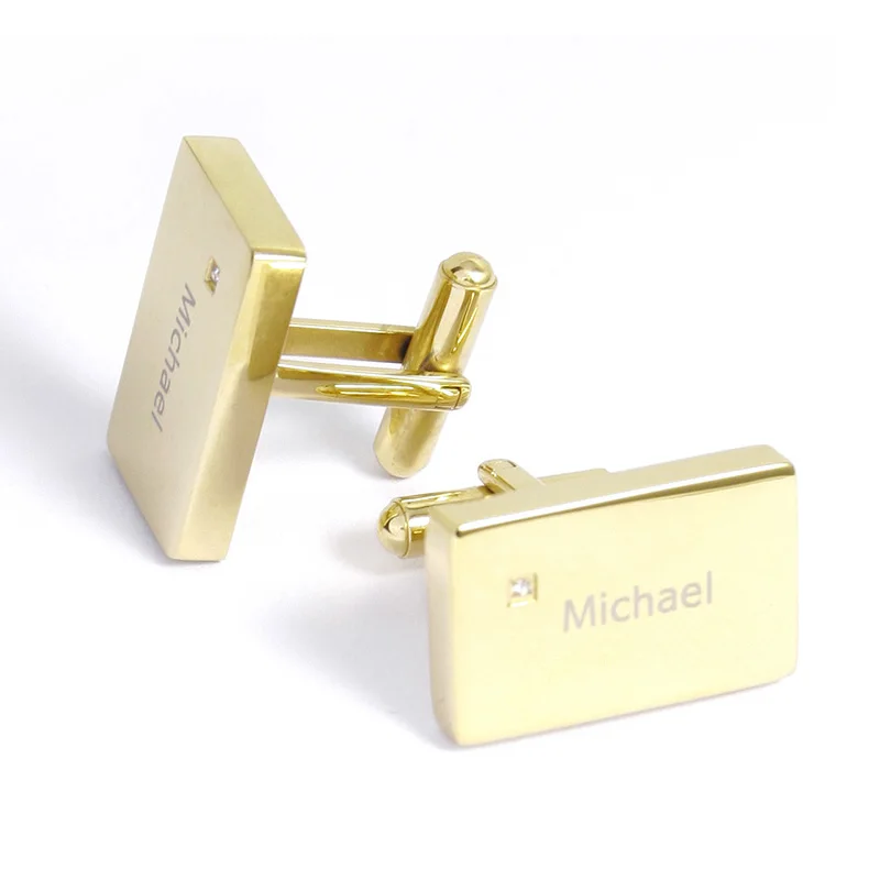 
Fathers Day Gifts Stainless Steel Customized Personalized Cufflink 