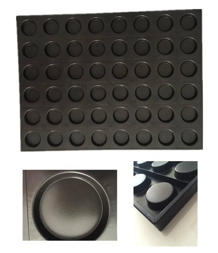 Пекарское оборудование антипригарная алюминиевая сковорода для булочек с гамбургерами 5 дюймов