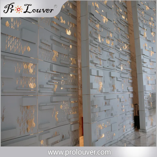 hotel lobby architectural decorative 3D wall panel