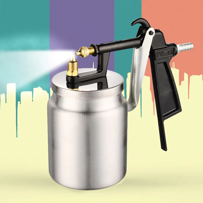Wholesale PQ 1 Air Spray Gun HVLP Crafts Iron Parts Paint Sprayer 1.8mm Pneumatic High Pressure Paint Spray Gun