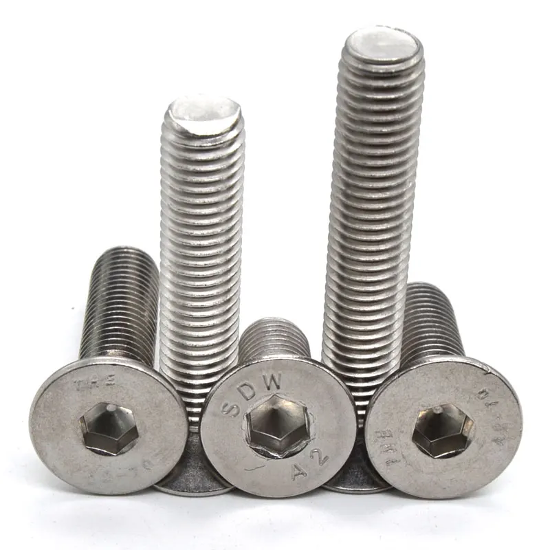 DIN 7991 Hexagon socket countersunk allen cap screw fasteners