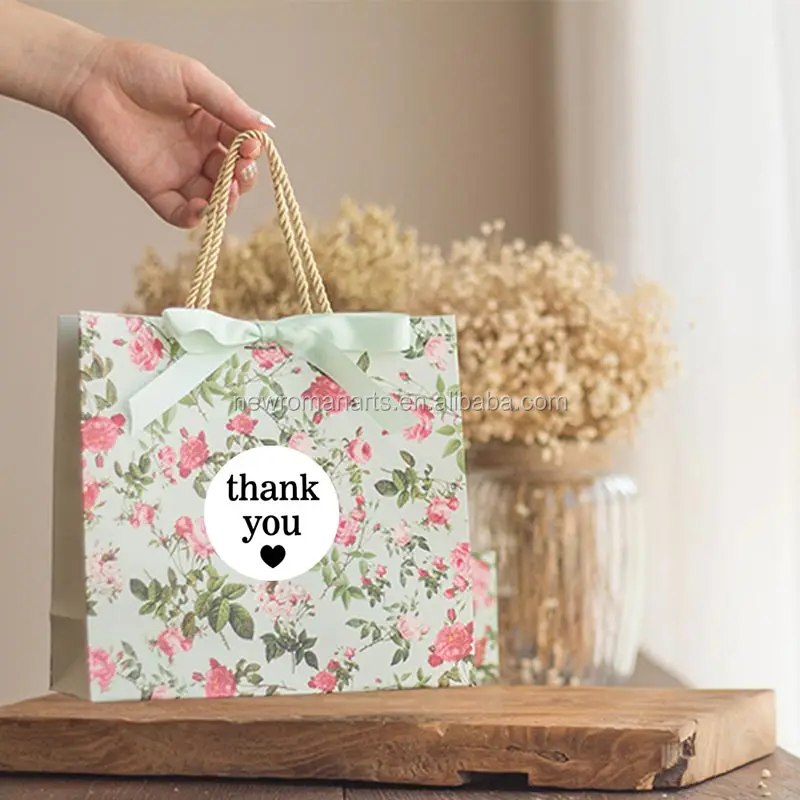 Handmade For you Multicolor Dot Round Cookie Cake Gift Labels Stickers Kitchen Sweets Party Seal Thank You Sticker