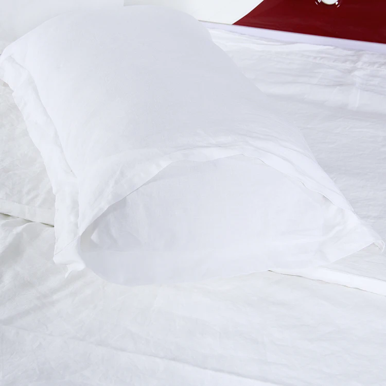 China cheap cotton and linen pillowcase wholesale