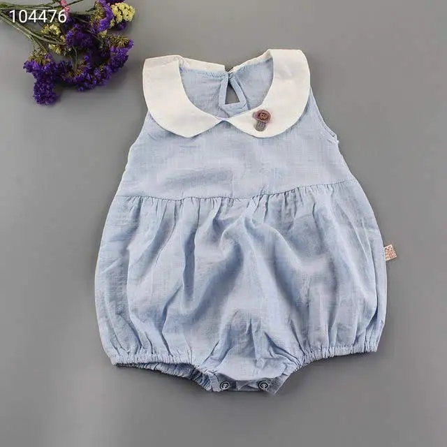 Детский комбинезон из натурального хлопка, однотонный комбинезон из джинсовой ткани для скалолазания, весна-лето 100%