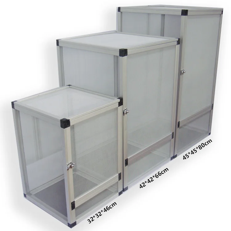 large size white color pet cage CT80-1 European style reptile terrarium application for lizard