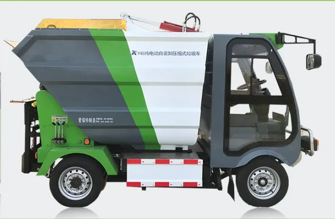 ART-Y45  Self unloading electric compactor garbage sanitation truck