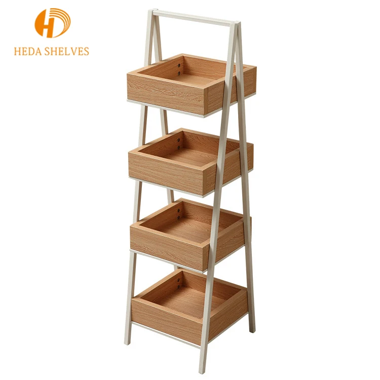 Japanese style small size display retail store rack