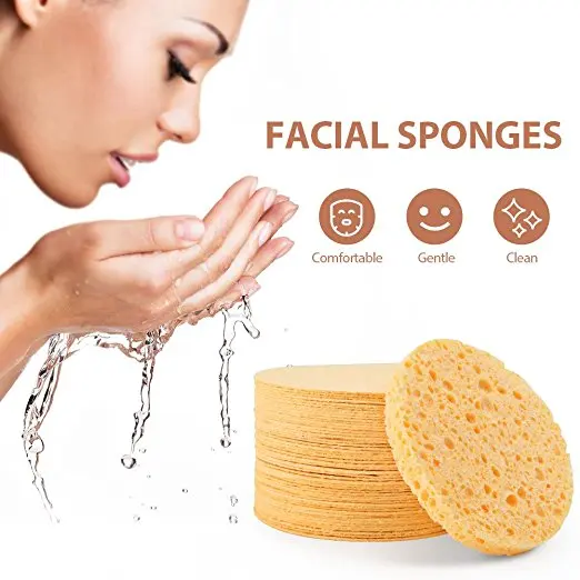 
2019 China Factory Supply Cheap Price Facial Cleansing Compressed Cellulose Sponge 