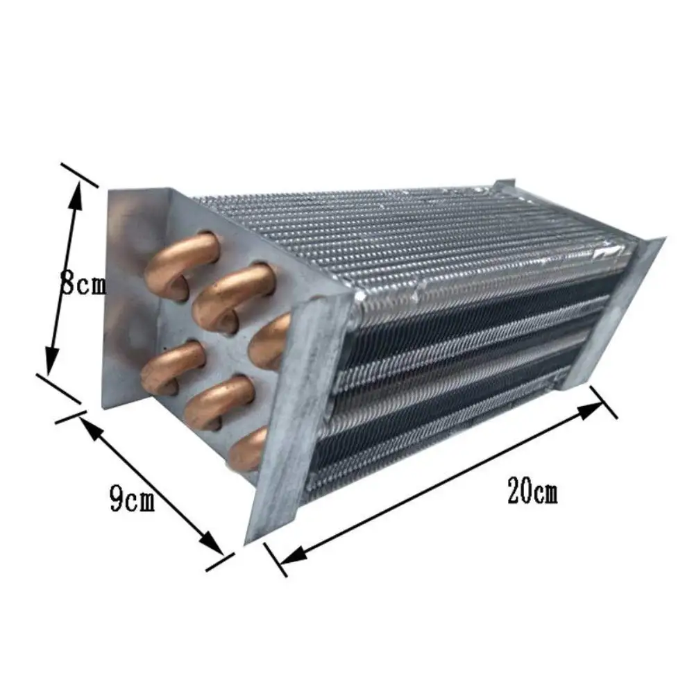 
12V Auto 4 Port Underdash Compact Heater Kit 12X Copper Tube+Speed Switch Set for Truck Universal Trucks Minivans Excavators Har 