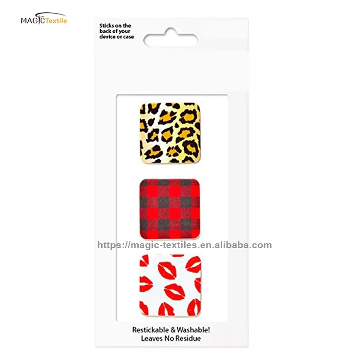 Free samples microfiber adhesive cell phone cleaner screen cleaning sticker