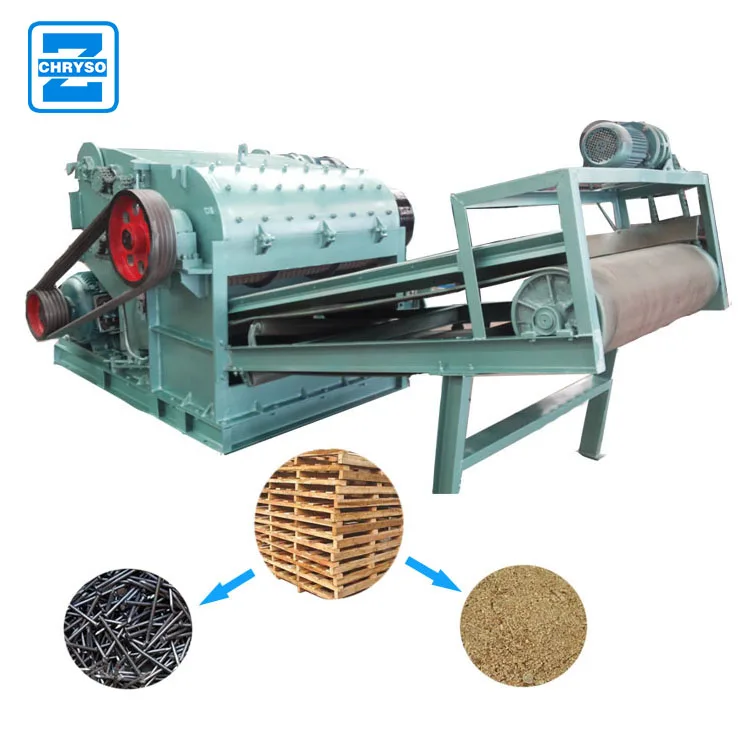 Дробилка деревянной поддонов для Деревопереработки отходов подднов