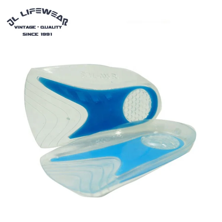 Уход за ногами противоскользящие подушки массажные мягкие половина гель стелька для спортивной обуви