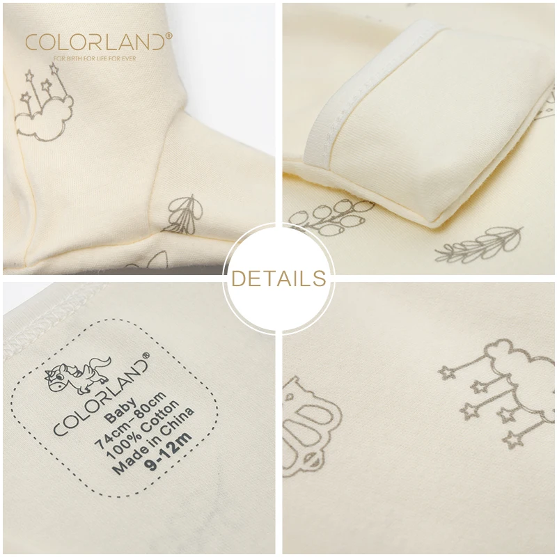Colorland New design boys and girls cartoon newborn clothes baby long sleeve bodysuit mamas & papas quality