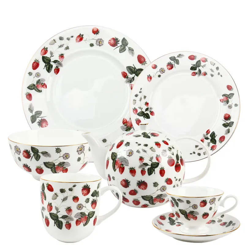 Wholesale Home UW famous design Kitchen Appliance Manufacturer  Bone China tea set