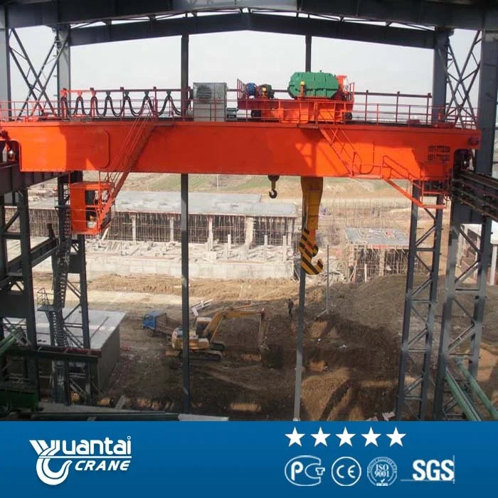 350/75 ton-550/80 ton heavy duty steel ladle overhead crane for steel plant to lift molten metal