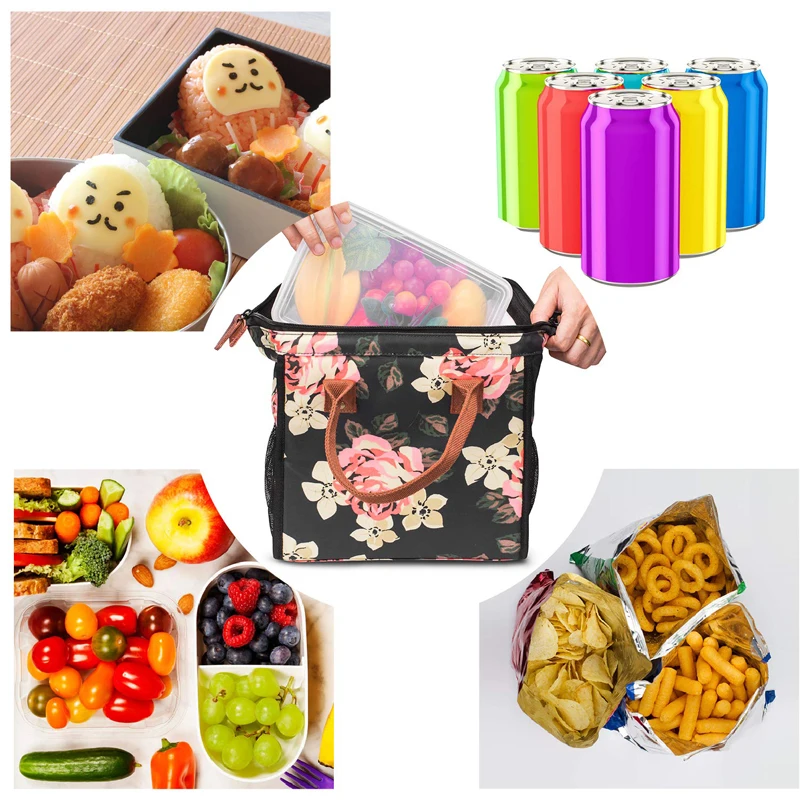 Lokass Wholesale Meal Prep Office Insulted Thermal Cooler Lunch Tote Bag For Office For School  Work