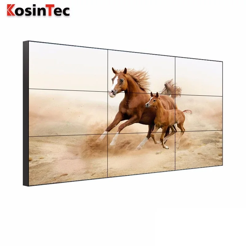 Высокое качество выставка 46 дюймов ЖК дисплей видео стены ультра узкий ободок оригинальный панель с кронштейном