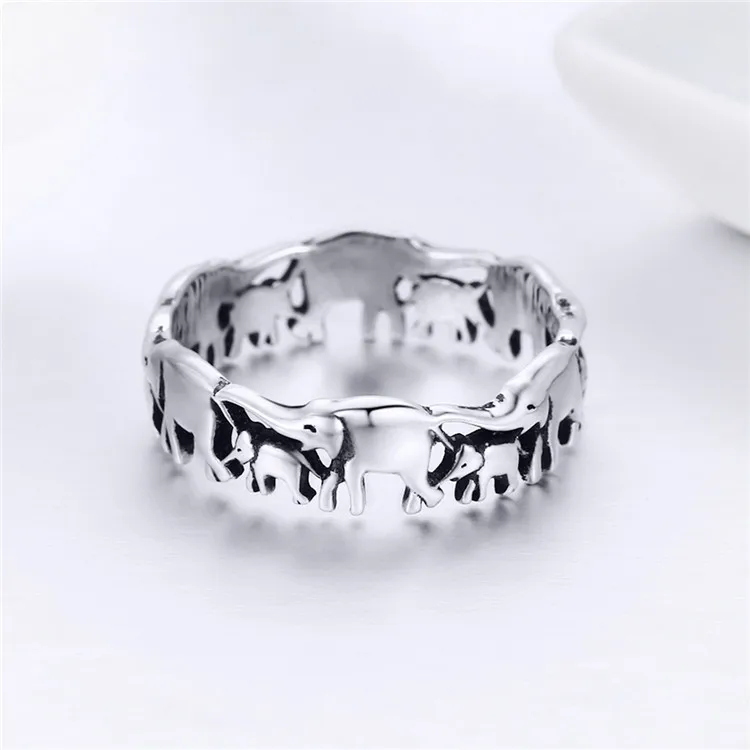 Qings Elephant Ring 925 Sterling Silver Ring With Popular Design