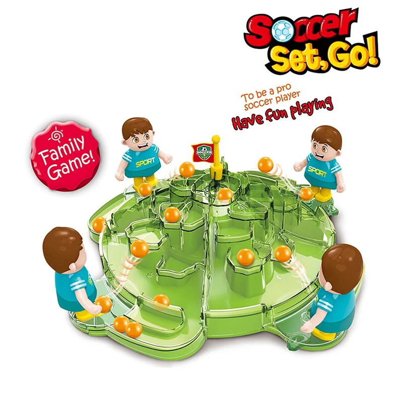 2019 plastic educational board game soccer set toy for children