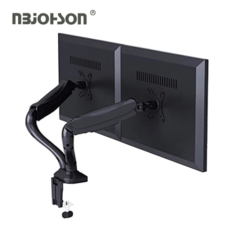 стол мониторы Стенд крепление для светодио дный ЖК дисплей LED компьютер отображает два артикуляции оружия зажим Vesa отверстие