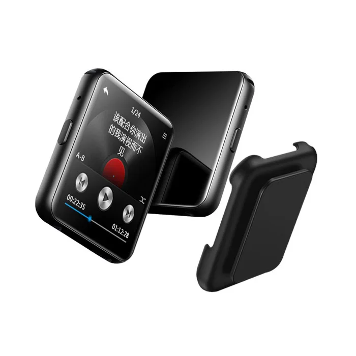 Спортивный мини MP3-плеер с сенсорным экраном, зажимом и ремешком для часов