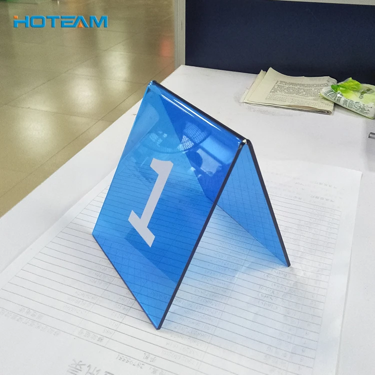 Custom Acrylic Plastic Table Numbers For Restaurant