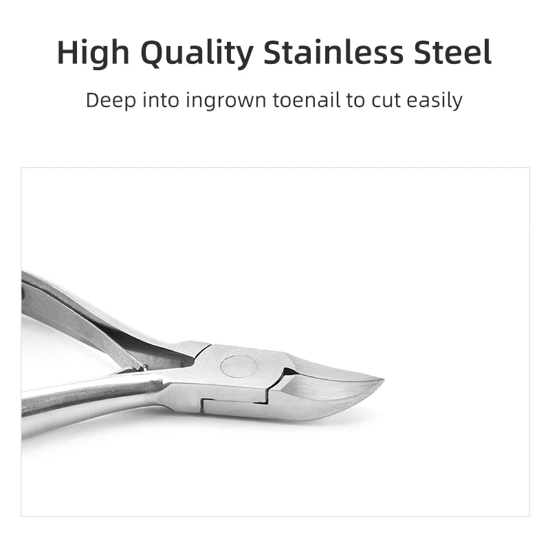 Stainless Steel Thick Toenail Nipper Finger Dead Skin Cuticle Scissor Pro Paronychia Chiropody Podiatry Ingrown Toe Nail Clipper