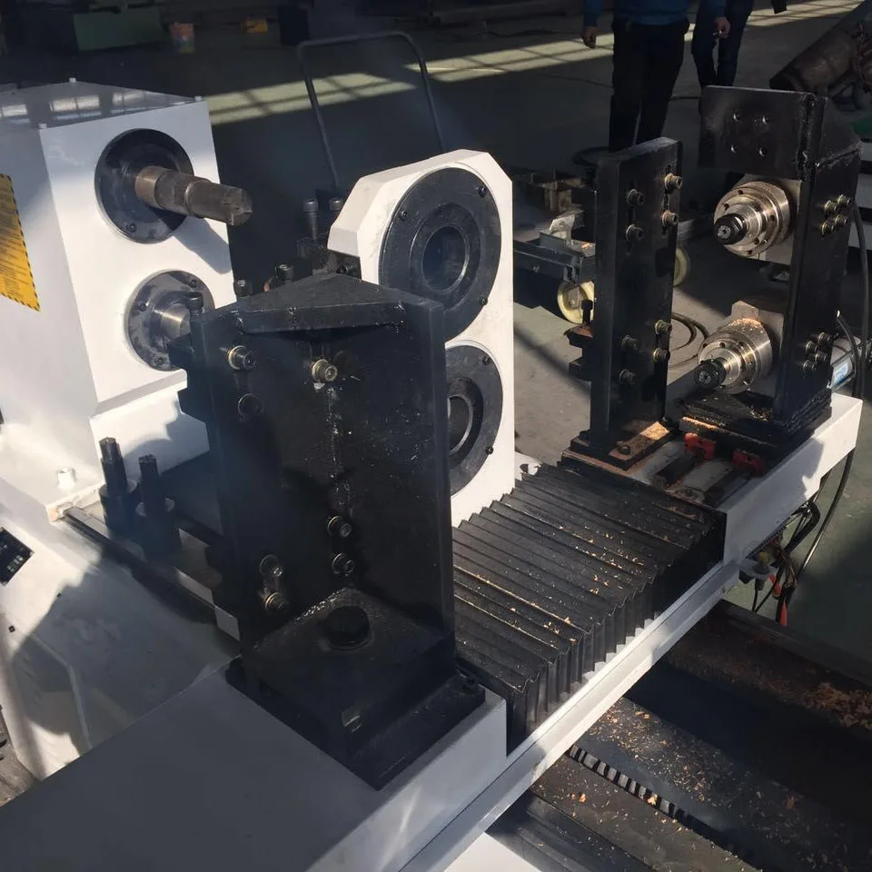Industrial woodworking turning machine cnc wood lathe for sale H-T150D-TM