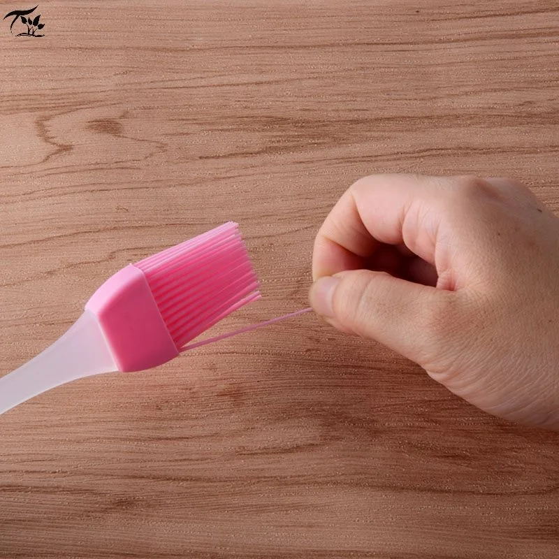 
Cooking Silicone Oil Basting Brush Easily Cleaned Non-stick Silicone Brush for Baking 