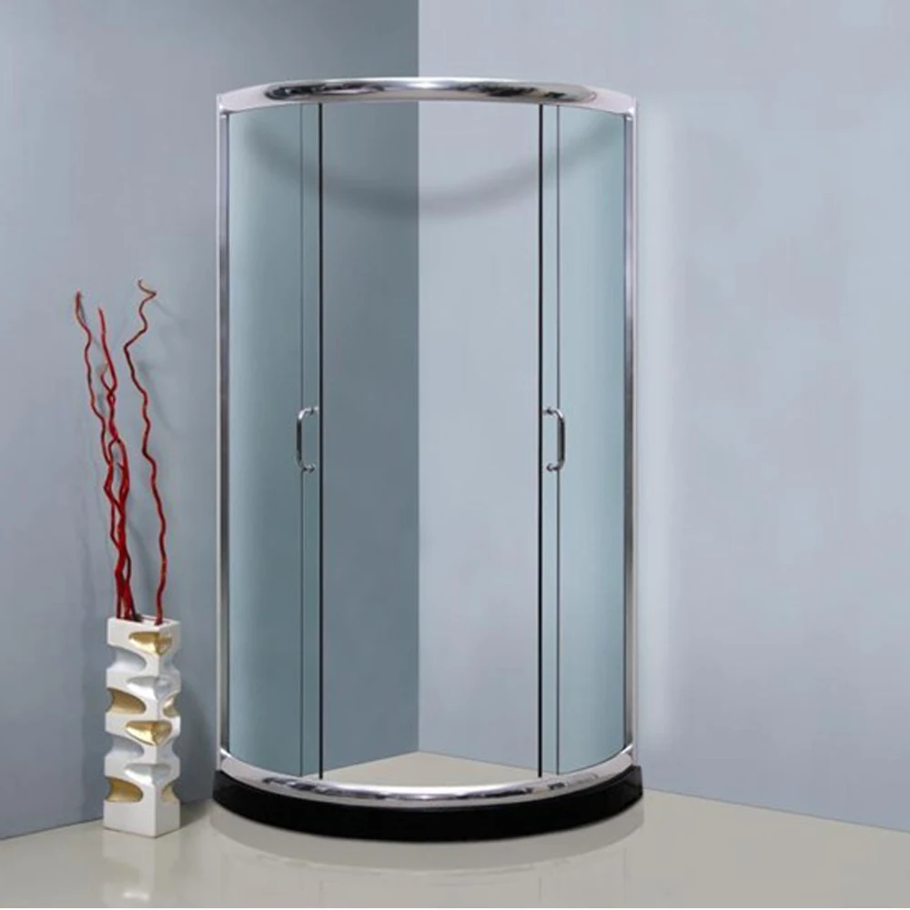 CE Standard Glass  Frame Sliding Door Aluminum Shower Enclosure