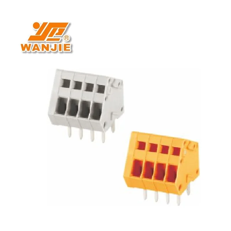 Клеммная колодка без винтов с небольшим шагом 2,5 мм 45 градусов