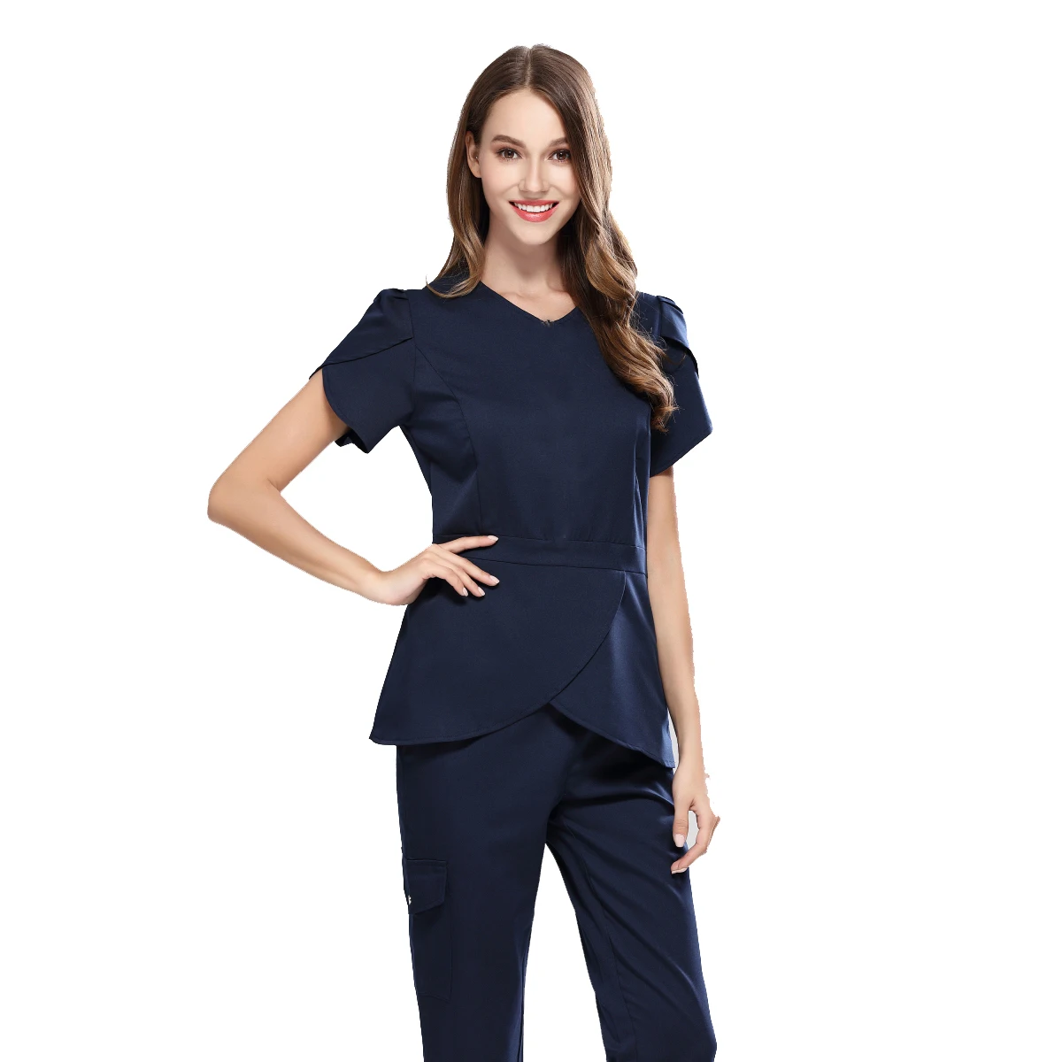 Fashion Design Hospital Spa Medical Uniforms Beauty Salon Scrub Sets