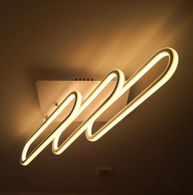 
Modern Style and Aluminum Material Decorative led Ceiling Lights & Simple Stylish led Living Room chandelier (FB87-3P) 