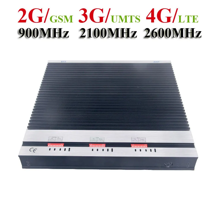 Трехдиапазонный телефон повторитель 75dB 2 г 3 г 4 г 900/1800/2100 мГц ячейки сигнала -бустер