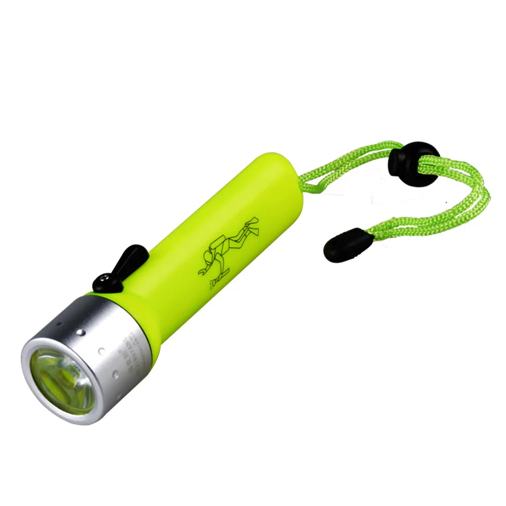 Заводская поставка ABS материал 4 * AA сухая батарея мощный фонарик 5 Вт светодиодный для дайвинга