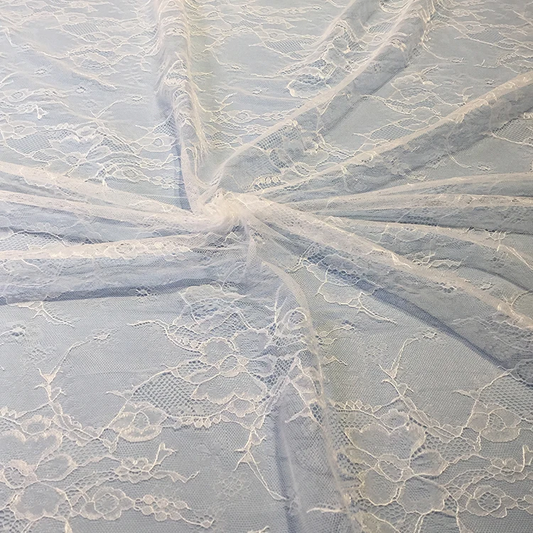 YZ209 Princess elegant style fashion dress bridal chantilly lace fabric wholesale