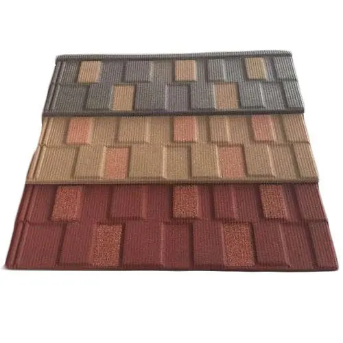 Interlocking Panels Classical Type Galvalume Color Stone Coated Metal Roof Tile