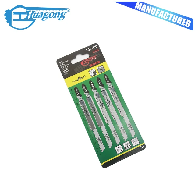 T301CD High Carbon Steel Wood Cutting Jig Saw Blades Kit