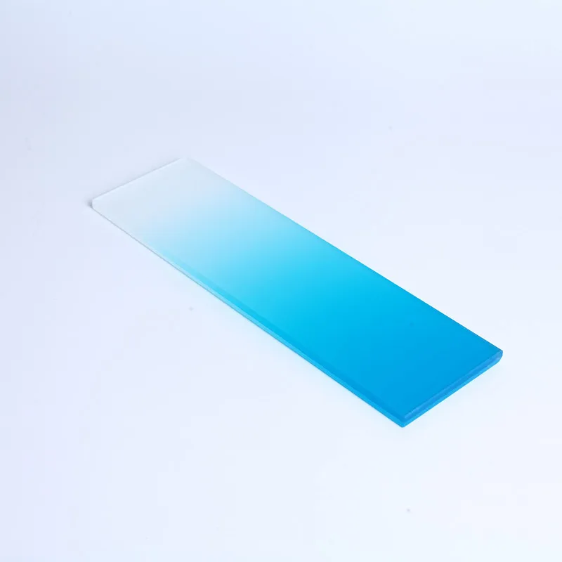 Color Gradient Frosted Glass For Decoration