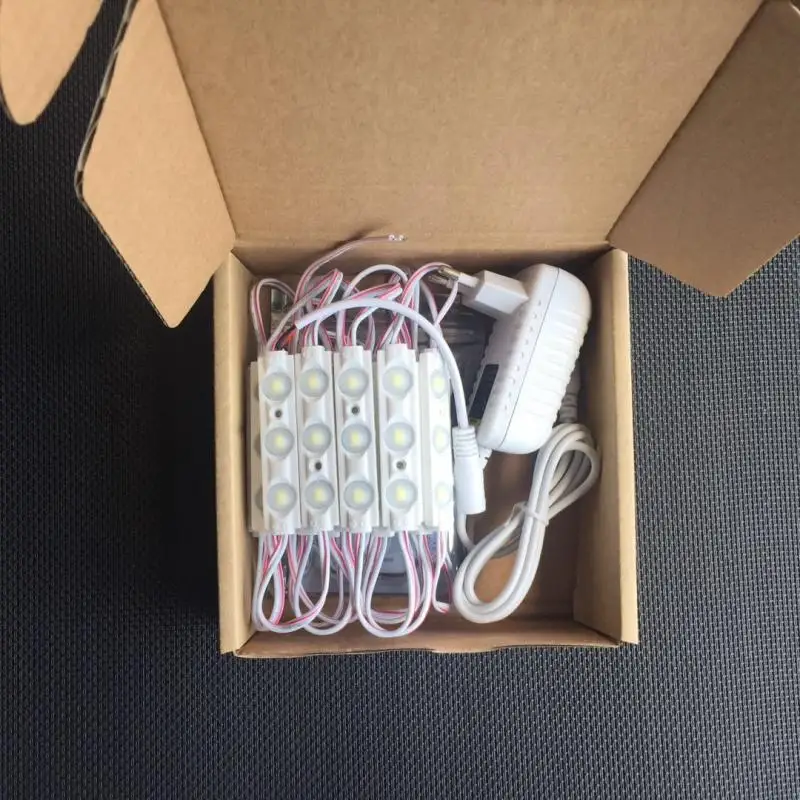 24w 60 Leds Make-up Vanity Mirror Light DIY Light Kit for Cosmetic Makeup Vanity Mirror with 12v Power Supply