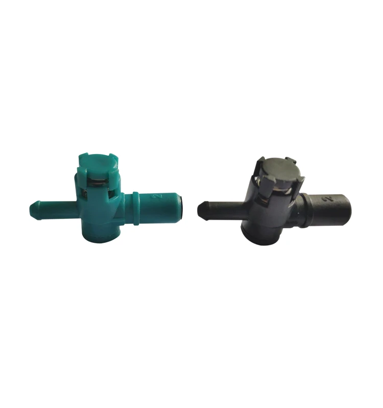 
High quality plastic air release valve with push button for medical 