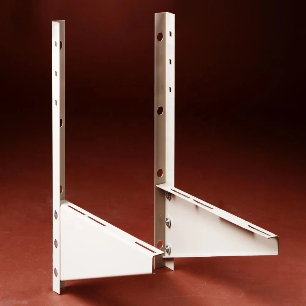 Triangle angle iron steel split air conditioner outdoor unit ac wall mounting support bracket hanger