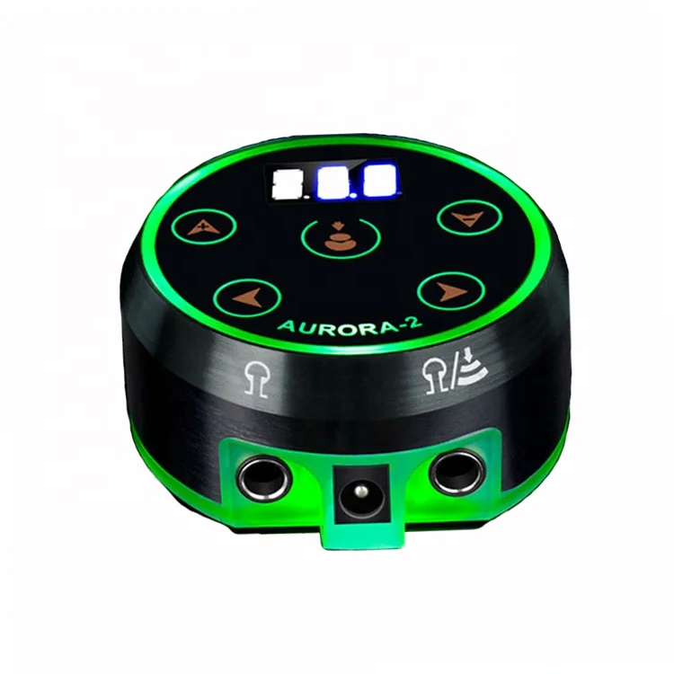 I Tattoo Supply 2019 Tot Selling Touch screen Digital  Aluminium  Tattoo Power Supply Aurora 2 Cartridge Tattoo Machine