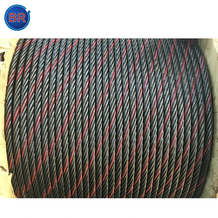 Китай завод высокое качество цветной краски стальной проволоки веревки