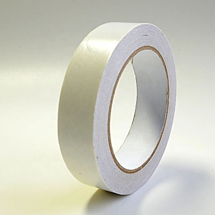 Non woven waterproof easily removable 50 mm wide double sided coated acrylic tissue paper self adhesive tape for bonding