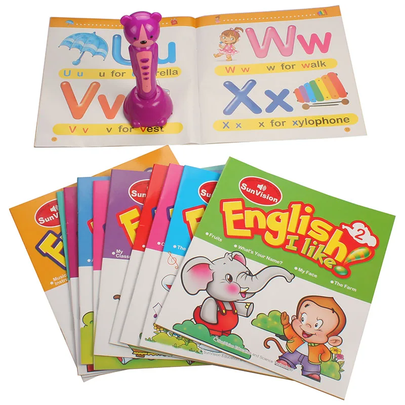 Kids Early Learning Toys  English I like 12 with digital OID talking pen