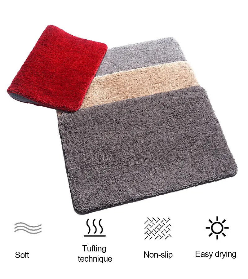 Wholesale Custom Indoor Outdoor Doormat Floor Mat Non-slip Bathroom Bath Mat Rugs for Living Room Door Mat Washable Carpet